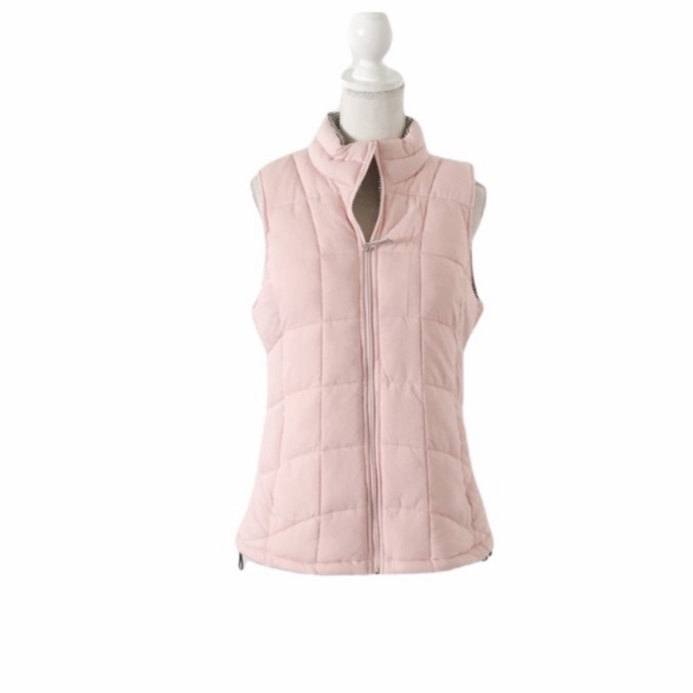 Marc New York Pink Sleeveless Puffer Jacket Size Large